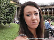 Anal Creampie After Heavy Pounding In The Open Air