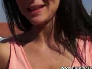 Euro Amateur Teen In Short Skirt Wanting Some Action 