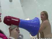 College Babes Initiation In Shower And Want Some Action