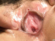Torrid Lissom Filth Rika Aina Pulls Up Legs To Tits For Getting Cunnilingus