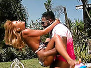 Furious Latin Hoe Hops On Meety Black Dick In Cowgirl Sytle