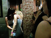Sassy Bitches Are Kissing Passionately In A Club