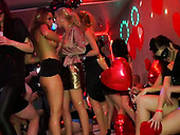 Slutty Blondie Takes The Lead And Sucks A Tasty Dick In The Night Club