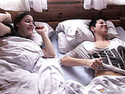 Tasty Looking Lesbian Chics Take Shower After Steamy Night