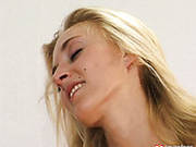 Arousing Blond Hoe Gives Fantastic Blowjob To Huge Stiff Penis