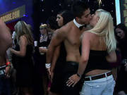 Dirty-minded Horny Nymphos Provide Strong Dicks With A Handjob At The Club