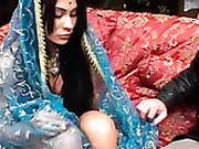 Bosomy Indian Milf In Traditional Clothes Takes It Up Her Asshole