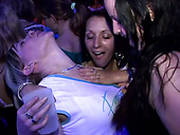 Hussy Blonde Girl Is Getting Screwed Bad In A Club