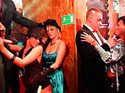 Crazily Horny And Dirty Bitches Are Fucking Hard In A Club