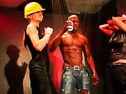 Solid Built Black Studs Are Screwing White Sluts In A Club