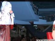 Two Hot Blonde Babes On Stage Film