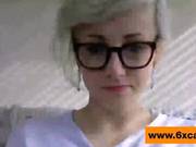 Blonde Web Cam Girl Show Kitchen