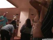 Sexy And Cute Brunette Teen Shows Her
