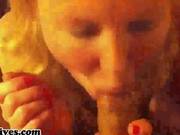 Close Up Of Wife Sucking Cock And Gets Facial