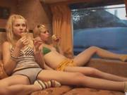 Blonde Lesbo Babes Are Having Sexy Fun Together 
