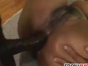 Horny Ebony Chick With A Big Ass On Her