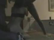 Wild Asian Girl And Two Large Black Guys