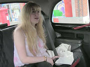 Busty Euro Amateur Gets Rammed In Taxi And Receives Spermy Douche