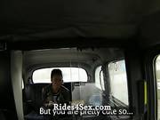 Busty Amateur Sucks Dick For Taxi Ride