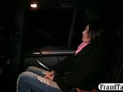 Amateur Teen Squirts And Fucks On The Backseat Of A Taxi