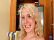 Naughty Blonde Enjoys Kinky Solo