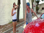 Naughty Teen In Outdoor Fuck