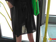 Superb Blondie Gets Filmed Under Her Skirt