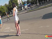 Amazing Beauty Gets Filmed Under Her Skirt