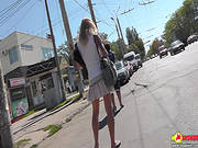 Blonde Gets Filmed In Public