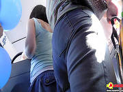 Great View Of Pink Panties