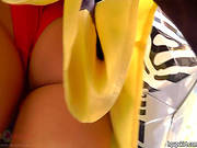 Horny Voyeur Likes What He Sees