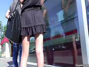 Amateur Voyeur Likes Filming Under Skirts