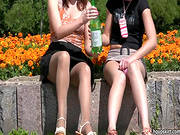 Sexy Babes Are Being Filmed In Public