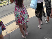 Horny Voyeur Enjoys Upskirting Babes