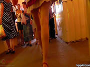Horny Voyeur Likes Upskirting Babes