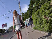 Voyeur Likes This Naughty Bitch