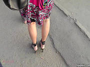 Horny Voyeur Is After Hot Babe