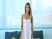 Beautiful Blonde Gets Covered In Jizz