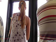 Naughty Voyeur Enjoys True Views