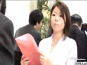 Female Japanese Employees Go Nude At Work -2