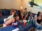 Adorable Hotties In Wild Foursome