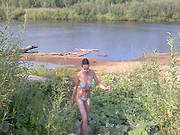Sexy Hottie In Outdoor Sessino