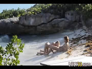 Extremely Hot Sex In The Sand
