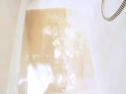 Young Student Playing In Shower