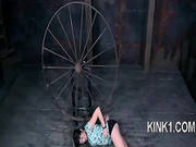 Asian Teen Girl Chained Up