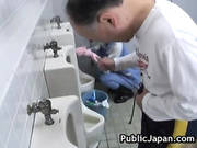 Beautiful Maintenance Worker Is In The Mens Toilet 5 By Publicja