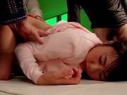 Plenty Mouthfuls Of Cum For Asian Tsubomi In Gangbang