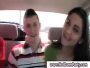 Real Amateur College Sluts Suck Guy Cock In Public