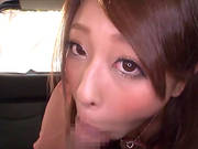 Naughty Japanese Av Model Enjoys Hot And Nasty Car Banging