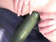 Playing With A Cucumber Up My Ass